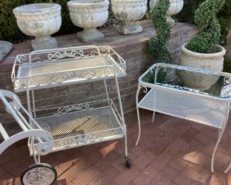 Woodard tea cart