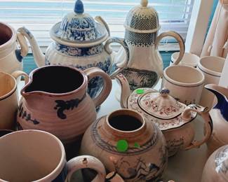 Creamware, pearlware, jasperware, Wedgewood, Ginger jars, transferware, hand made pottery