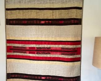 $1200. Margaret LIston Horizontal  quilt 50"x 79".  Available for Pre-sell which opens Wednesday April 18th at 9 am.
