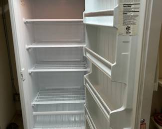 interior of the freezer.