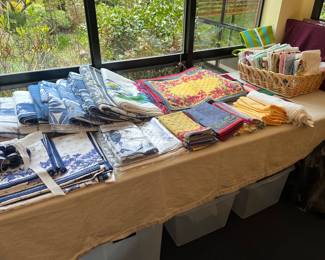 More for sale during in-person shopping Friday and Saturday unless photographed separately.