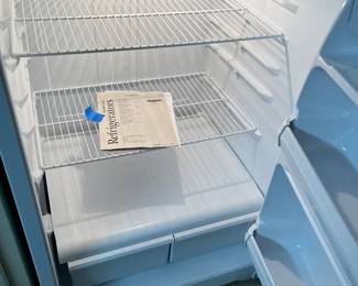 interior of the refridgerator freezer
