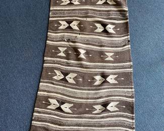 $240  Native American rug with some as found seen if you zoom in.  4'8" x 2'1". Available for Pre-sell which opens Wednesday April 18th at 9 am.