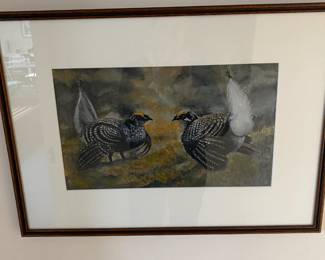 $300.  George Seder original  “Danse de l’amour” watercolor on paper.  