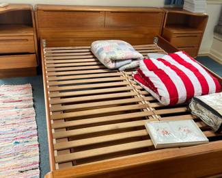 Linens for sale - bed sold in the next photo.