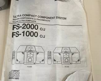 manual for the stereo system