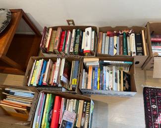 Books for sale during in-person shopping Friday and Saturday unless photographed separately.