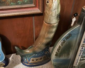 Fish Jim Beam Bottle