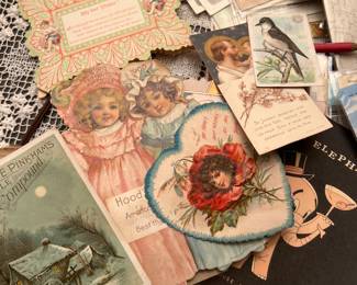 Advertising and postcards