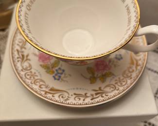 The queen Mother cup and saucer
