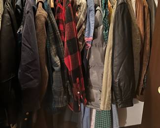 Men's Clothing and Railroad Condutor suits