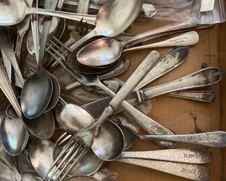 Vintage Logo Flatware Rexal Drugs Edgewater beach hotel More