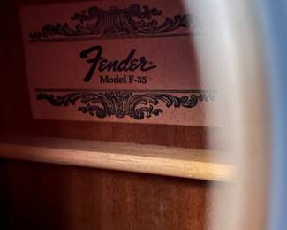 Fender F-33 guitar