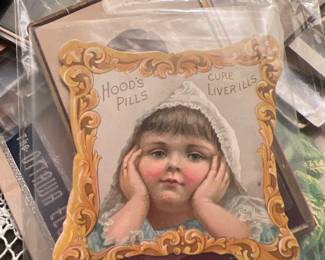Hood's Pills Cure Liver Ills advertising