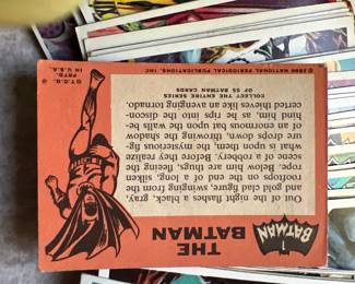 1966 batman trading cards set