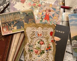 Advertising and postcards