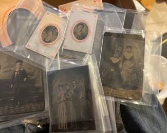 Vintage tin Types