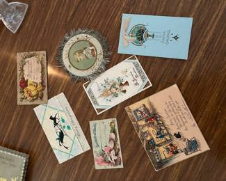 Vintage calling cards and more