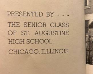 St Augustine High School yearbook 1948