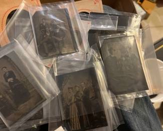 Vintage tin types