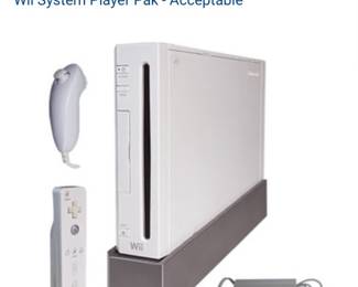 Wii System Used Discounted Console Bundle For Sale 250.00 for whole set
