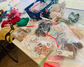 shoes, headbands, sleep wear etc