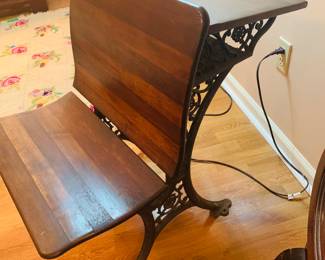 antique school house desk