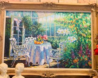 large original framed painting