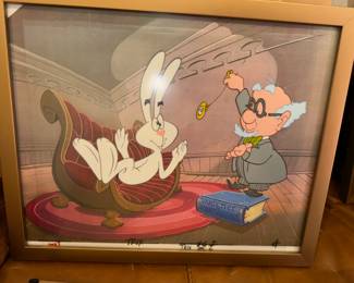 Trix Rabbit and Doc Hypnosis '80s General Mills Commercial cel