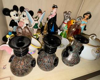 Walt Disney Mickey Mouse Minnie Lady + Tramp Peter Pan + Tink... 