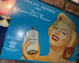 Marilyn Monroe and Lustre-Creme