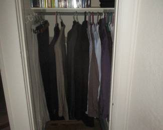 Men's clothing and books