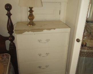 Dresser and lamp