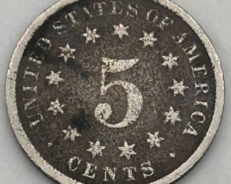 1881 Shield Nickel- 
 Very Rare Date