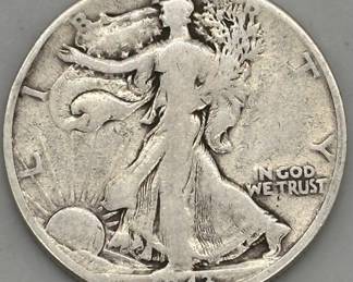 1943 D Walking Liberty Half Dollar Coin