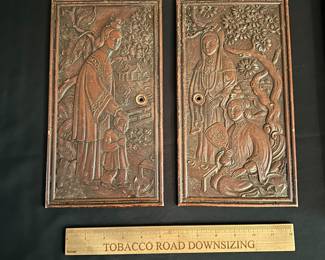 F72 - $50 pair of small carved doors