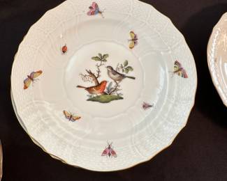 CP3 - $5500. Herend Rothschild Bird China. 75 Pieces ( dinner & serving) Priority will go to anyone interested in the entire set - feel free to send offers on individually pieces and if I split the set I will let you know!