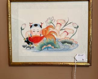 F92 - $30. Framed Print measures 13" x 17". 