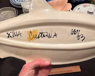 F114 - $40. Christine Boyd Custer WA. Signed and numbered Salmon. Excellent Condition. 