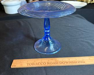 CP14 - $30. Decorative Art Glass Tray. 