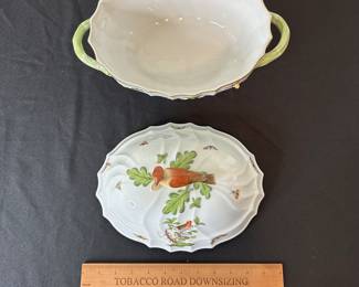 CP3 - $5500. Herend Rothschild Bird China. 75 Pieces ( dinner & serving) Priority will go to anyone interested in the entire set - feel free to send offers on individually pieces and if I split the set I will let you know!