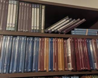 F127 - $1500. HUGE lot of The Great Courses - most shelves are double stacked!