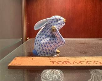 F96 - $150. Small Herend "Scratching Bunny"