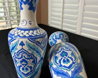CP6 - $75 - Pair of Vases. Altin Gini - Turkey. 