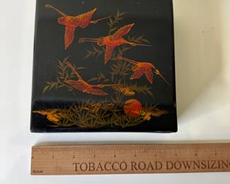 F71 - $15 lacquered box with lid. 