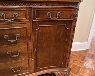 F34 - $250. John Stuart Buffet / Side Board. Solid Wood in good vintage condition. 