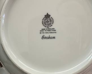 CP2 - F125 - $350. Evesham Gold China. 66 pieces. 