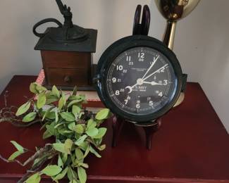 Vintage Marine Mechanical Clock--The Chelsea Clock Company ,Boston