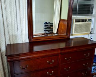 Chest of drawers with mirror. #1 