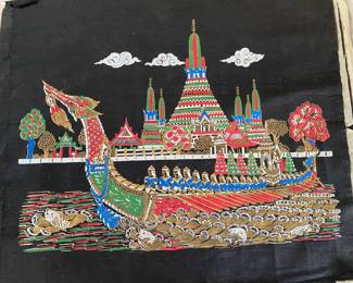 Thai art on cloth